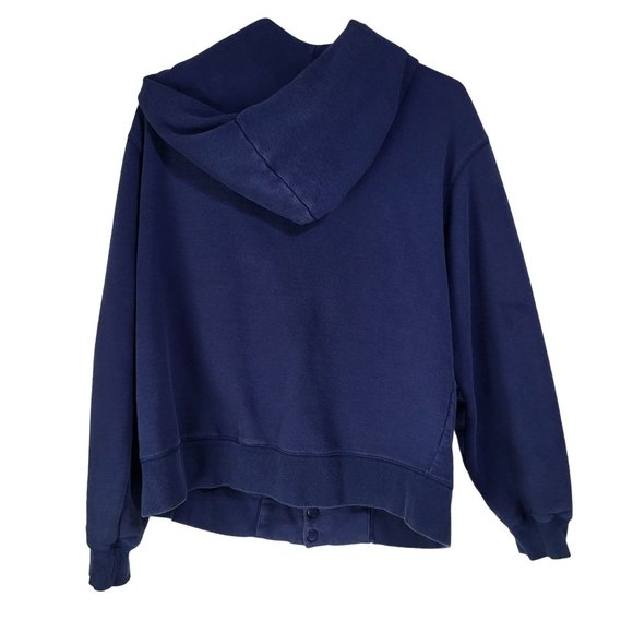 Vintage Disney Store Tigger Embroidered Sweatshirt Jacket Hooded Blue Small - Picture 2 of 12